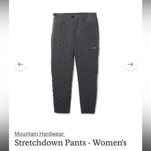 Mountain Hardwear Stretchdown Pants, Women’s XS